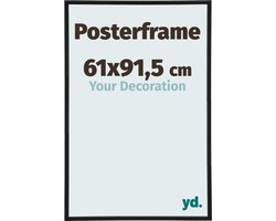 Your Decoration - Posterlijst 61x91,5 cm - Kunststof - Zwart Mat - Paris