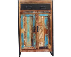 YourPlace Kast Blauw 110cm Hout