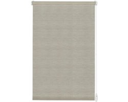 YOURSOL EasyFix rolgordijn naturel in grijs, 80 x 210 cm, rolgordijn zonder boren, Klemmfix rolgordijn semi-transparant en lichtdoorlatend
