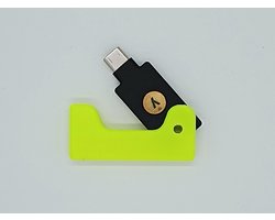 YubiKey Houder - fluor geel