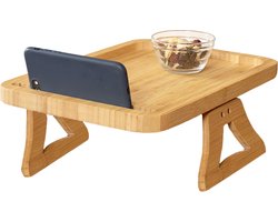 YUGN Armleuning Tafel Rechthoek - 33x23 cm - Armleuning Dienblad Flexibel - Opening tot 22,5 cm - Dienblad Bank - Zetel