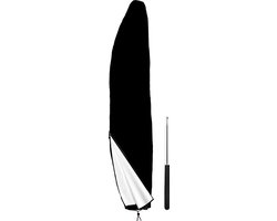 YUGN Parasolhoes voor Zweefparasol - 265 x 70 CM - Parasolhoes met Rits en Stok - Parasolhoes staande parasol