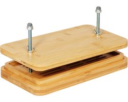 YUGN Tofu Pers - Bamboe - 22x11.5 CM - Tofu Press - eBook toegang
