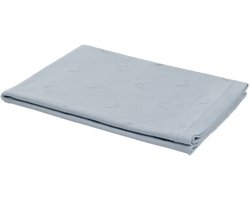 Yumeko babydeken katoen moon faded blauw 75x100