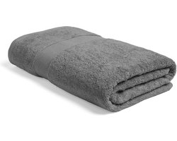 Yumeko badlaken terry donkergrijs 100x150 - 1 st - Hotelkwaliteit - Bio, eco & fairtrade