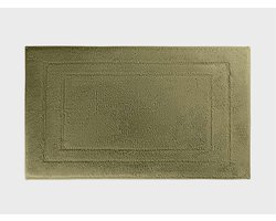 Yumeko badmat deluxe olive groen 60x100 - Biologisch & ecologisch