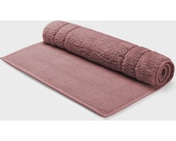 Yumeko badmat deluxe poederroze 60x100 - Biologisch & ecologisch