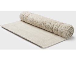 Yumeko badmat deluxe wit zand 50x80 - Biologisch & ecologisch
