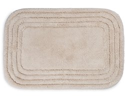 Yumeko badmat ovaal wit zand 60x90 - Biologisch & ecologisch