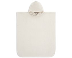 Yumeko badponcho velours seashell soft sand 80x70