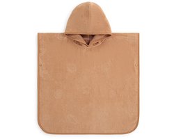 Yumeko badponcho velours seashell terracotta 60x60