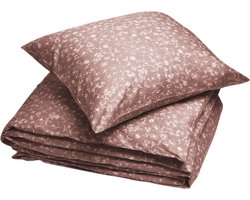 Yumeko dekbedovertrek katoen satijn fields of blush 140x220 + 1/60x70 - Bio, eco & fairtrade