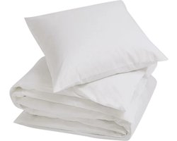 Yumeko dekbedovertrek katoen TENCEL™ wit 140x220 + 1/60x70 - Biologisch & ecologisch