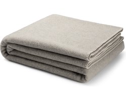 Yumeko deken gerecycled wol stone bruin 150x220