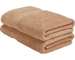 Yumeko douchelakens terry honey 70x140 - 2 st - Hotelkwaliteit - Bio, eco & fairtrade