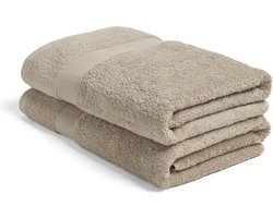 Yumeko douchelakens terry warm taupe 70x140 - 2 st