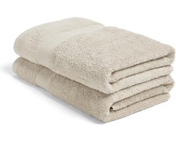 Yumeko douchelakens terry wit zand 70x140 - 2 st - Bio, eco & fairtrade
