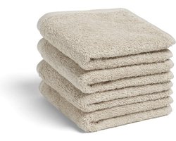 Yumeko gastendoekjes terry wit zand 30x50 - 4st