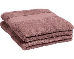 Yumeko handdoeken terry poederroze 50x100 - 2 st - Bio, eco & fairtrade