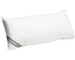 Yumeko hoofdkussen gerecycled dons 40x80 medium - Biologisch & ecologisch