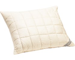 Yumeko hoofdkussen wol deluxe 60x70 stevig - Biologisch & ecologisch