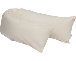 Yumeko hoofdkussen zijslaper wol 35x160 - Biologisch & ecologisch