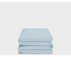 Yumeko kinderdekbedovertrek jersey fresh blauw 120x150 - Bio, eco & fairtrade