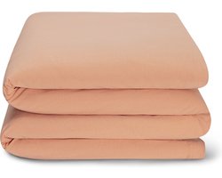 Yumeko kinderdekbedovertrek jersey perfect peach 120x150 - Bio, eco & fairtrade