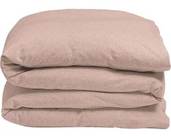 Yumeko kinderdekbedovertrek jersey vintage roze 100x135 - Bio, eco & fairtrade