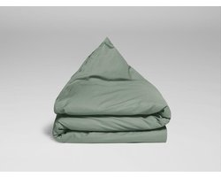 Yumeko kinderdekbedovertrek percal katoen jade groen 100x135 - Bio, eco & fairtrade