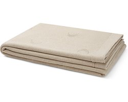 Yumeko kinderdeken katoen moon oat melange 100x150