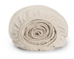 Yumeko kinderhoeslaken jersey sunrise wit 60x120x15