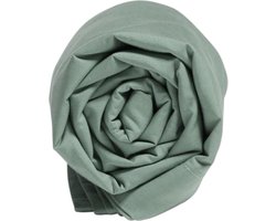 Yumeko kinderlaken percal katoen jade groen 120x150