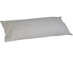 Yumeko kussensloop flanel lichtgrijs 40x80 - Biologisch & ecologisch - 1 stuk
