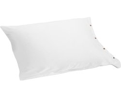 Yumeko kussensloop jersey wit 50x60