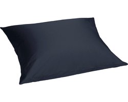 Yumeko kussensloop katoen satijn blueberry 50x60 - Bio, eco & fairtrade - 1 stuk