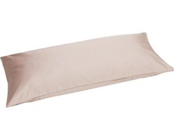 Yumeko kussensloop katoen satijn dusty roze 40x80 - Bio, eco & fairtrade - 1 stuk