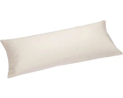 Yumeko kussensloop katoen satijn natuurlijk 40x80 - Bio, eco & fairtrade - 1 stuk