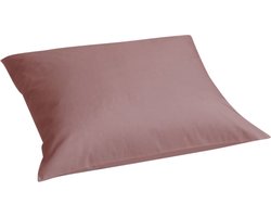 Yumeko kussensloop katoen TENCEL™ poederroze 60x70 - Biologisch & ecologisch - 1 stuk