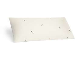 Yumeko kussensloop katoensatijn multicolor feather 40x80 - Bio, eco & fairtrade - 1 stuk