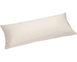 Yumeko kussensloop katoensatijn natuurlijk 40x80 - Bio, eco & fairtrade - 1 stuk