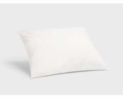 Yumeko kussensloop percal katoen wit 50x60 - Bio, eco & fairtrade - 1 stuk