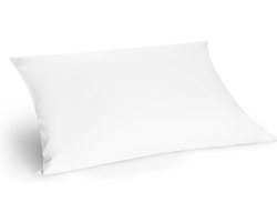 Yumeko kussensloop percal katoen wit 50x70 - Bio, eco & fairtrade - 1 stuk