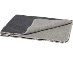 Yumeko merinowollen deken charcoal 150x220