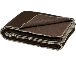 Yumeko merinowollen deken chestnut 150x220