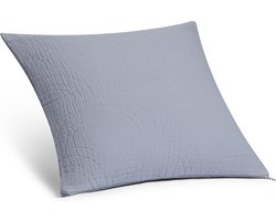 Yumeko sierkussenhoes mousseline katoen arch lavendel blauw 50x50