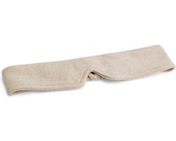 Yumeko slaapmasker gebreid katoen oat melange