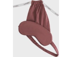 Yumeko slaapmasker jersey evening roze