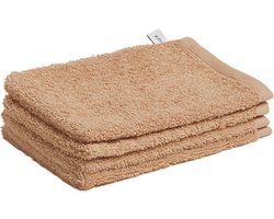 Yumeko washandjes terry honey 15x22 - 4 st