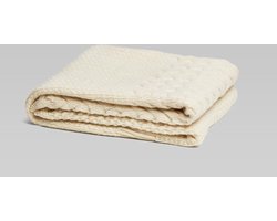 Yumeko wollen plaid landscape natuurlijk melange 145x190